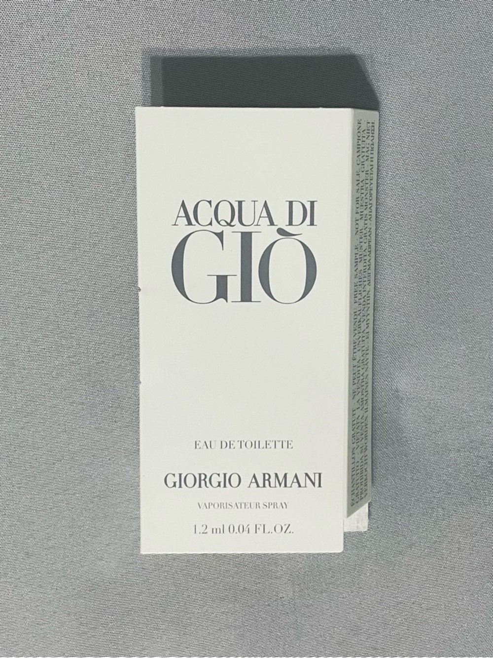 Acqua Di Gio EDT Sample